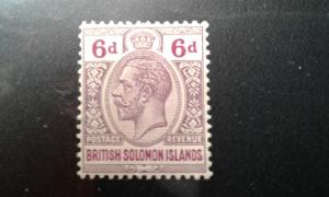 Brit Solomon Isl #35 wmk 3 Mint Hinged 