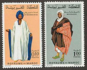 Morocco 198A,204A Mint VF NH