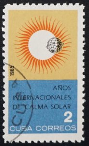 CUBA Sc# 959  INTERNATIONAL QUIET SUN YEAR 2c   1965  used cto