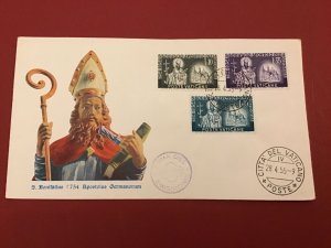 Vatican 1955 S Bonifatius  First Day Cover Postal Cover R42333 