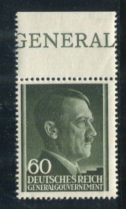 GERMANY; POLISH OCCUPATION 1944 Hitler MINT MNH 60g. Margin value