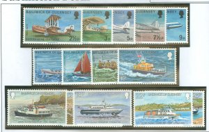 Guernsey #81-85/91-94/227-231 Mint (NH) Single (Complete Set)