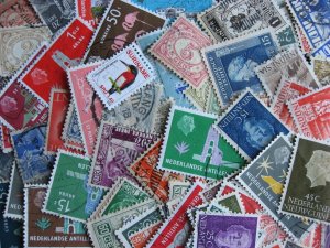 Netherlands Colonies collection of 100 different U, M up to 2008 era
