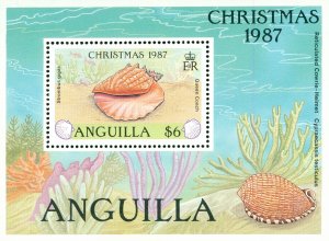 R62-0043 ANGUILLA 749 MH SS MARINE LIFE  SCV $14.00 BIN $7.00