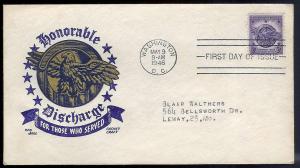 UNITED STATES FDC Honorable Discharge 1946 Ken Boll