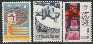 South Vietnam 1973 Sc 457-9 set MNH**