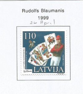 LATVIA - 1999 - Rudolfs Blaumanis - Perf Single Stamp - Mint Lightly Hinged