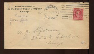 344 Schermack Used on J. W. Butler Paper Company Chicago Cover MG112