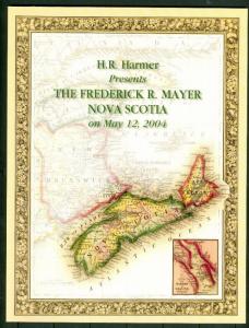 FREDERICK R. MAYER NOVA SCOTIA COLLECTION - HARMER 2004 AUCTION CATALOG