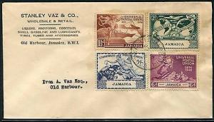 Jamaica 1949 UPU on FDC canc OLD HARBOUR