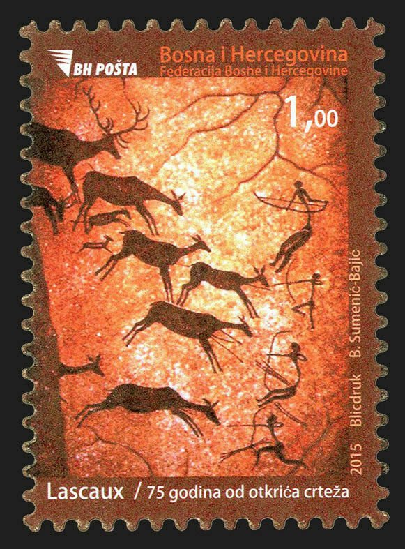 BOSNIA & HERZEGOVINA /2015, 75 years from discovery of cave Lascaux, MNH