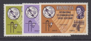 Rhodesia, Scott 200-202 (SG 351-353), MNH