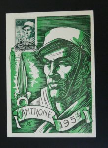 Foreign Legion militaria maximum card Algeria 1954