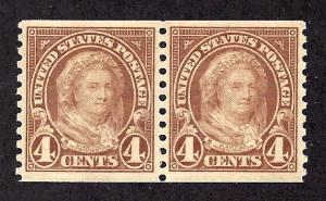 601 Mint,OG,NH... Pair... SCV $16.50
