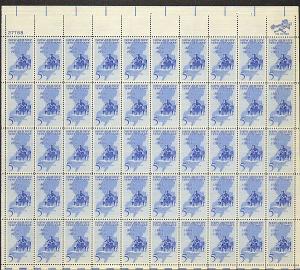 US #1247 Mint Sheet New Jersey  