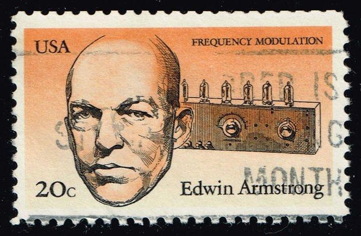 US #2056 Edwin Armstrong & Frequency Modulator; Used (0.25)