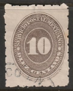 Mexico 1887 Sc 193A used