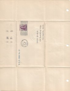 1932 USS Eagle #57 to Los Angeles, Ca (N9327)