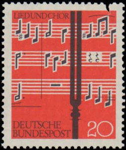 Germany #849, Complete Set, 1962, Music, Never Hinged