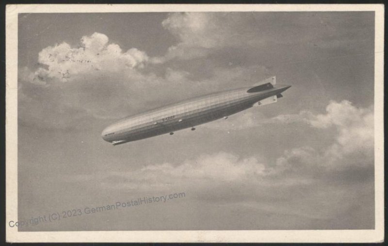 Germany 1929 Zeppelin Mi39 Bordpost Zurich Switzerland Drop Cover 293 Flo 111985