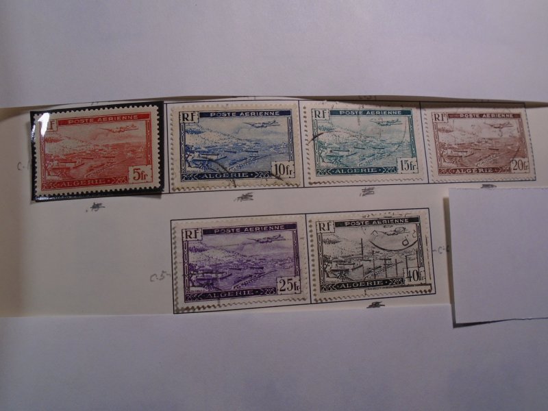 Algeria  # C1-6  MNH/ used
