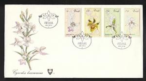 Venda 48-51 Orchids 1981 U/A FDC  