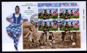 Canada 1655 Plate Block Canada Post U/A FDC
