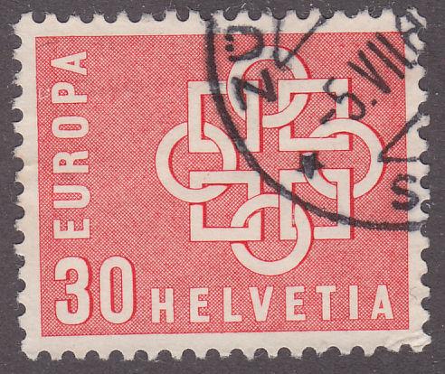 Switzerland 374 Europa CEPT Chain (European Unity) 1959