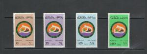 QATAR: Sc. 587-90 /** HIJRA-PILGRIMAGE YEAR **/ Complete Set / MNH-CV:$12+