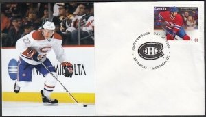 CANADA Sc #2671 (43) MONTREAL CANADIANS ALEX GALCHENYUK on FIRST DAY COVER