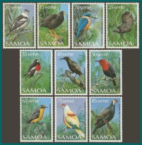 Samoa 1988 Birds 1, MNH #725-734,SG788-SG797