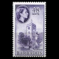 BARBADOS 1964 - Scott# 262 Cathedral 48c NH