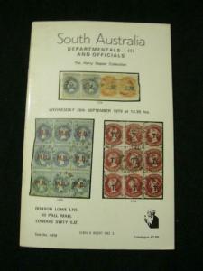 ROBSON LOWE CATALOGUE 1979 SOUTH AUSTRALIA DEPARTMENTALS III OFFICIALS 'NAPIER'