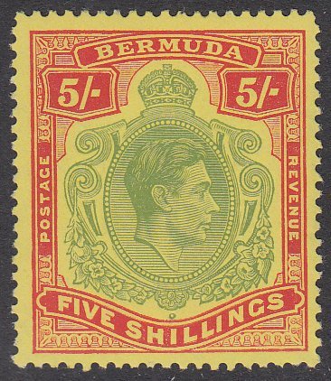 Bermuda 125a, SG118f MLH Perf 13 CV $60.00