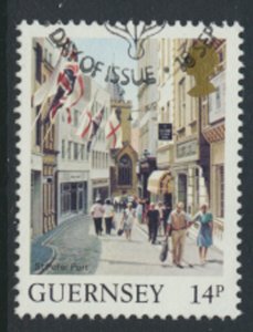 Guernsey  SG 308  SC# 295  Scenes First Day of issue cancel see scan