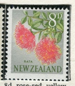 NEW ZEALAND; 1960-62 early QEII pictorial issue Mint MNH 8d. value