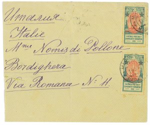 P2917 - RUSSIA, 14 KOPEK RATE TO ITALY, NICE AND FRESH. TO ITALY-