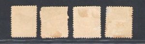 1895 Tonga - Stanley Gibbons n. 32/35 - MH*