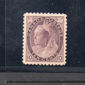 Canada #83 10c QUEEN - MINT (hinged) - with PSE CERTIFICATE cv$425.00