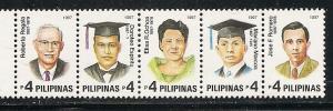 Philippines 2486 1997 Great Filipinos strip MNH