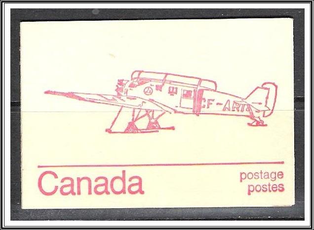 Canada #BK74a Complete Booklet