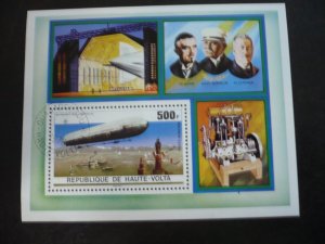 Stamps - Upper Volta - Scott# C237 - CTO Souvenir Sheet