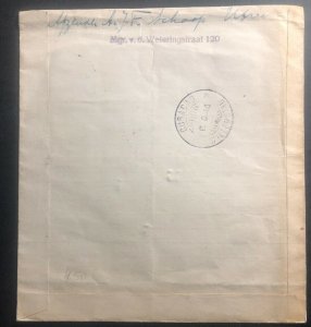 1946 Amsterdam Netherlands Special First Flight Colorful cover FFC To Curacao