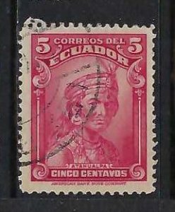 ECUADOR 362 VFU I374-2