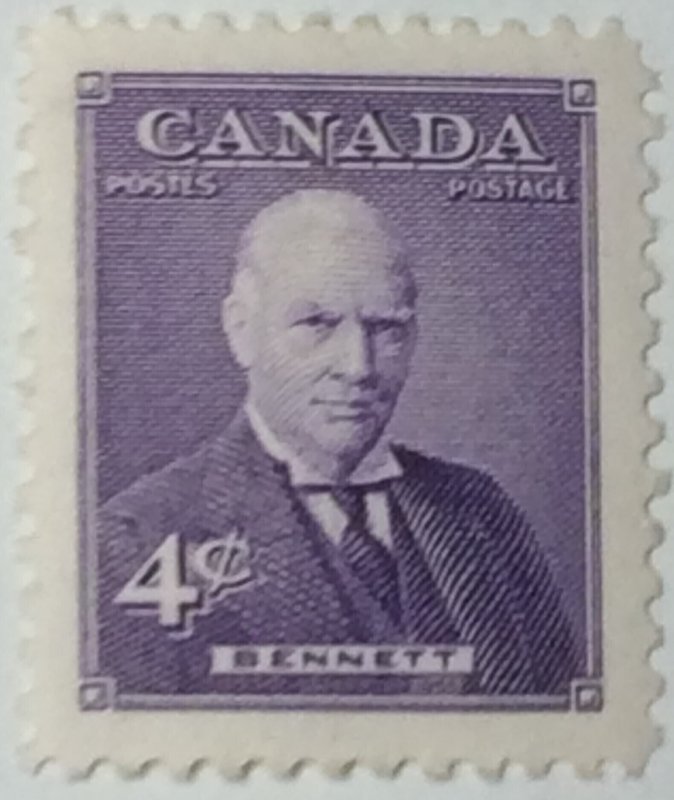 CANADA 1955 #357 Prime Ministers (Richard Bennett) - MNH