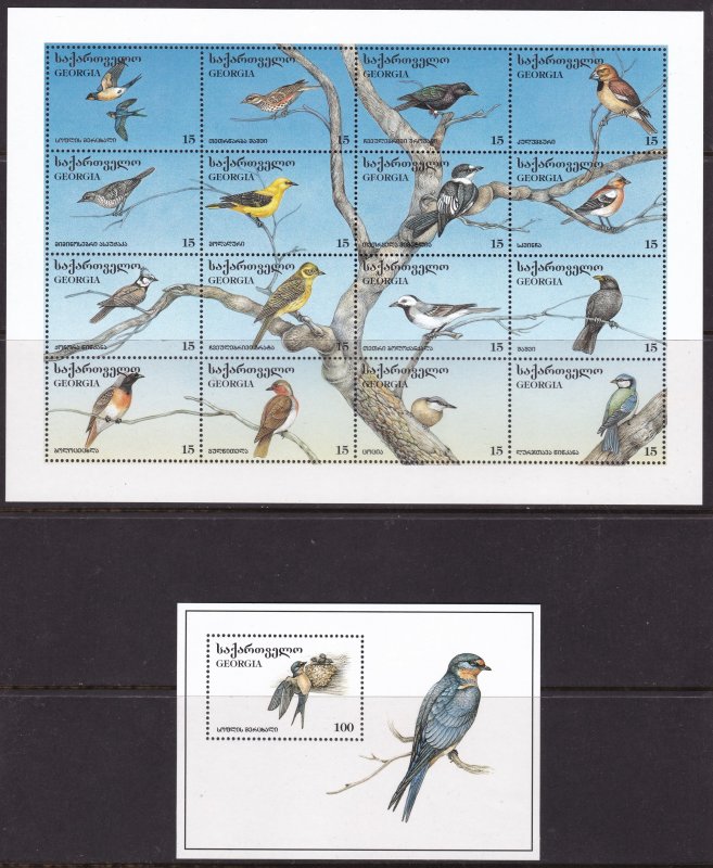 Georgia, Fauna, Birds MNH / 1996