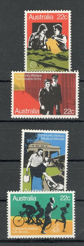 AUSTRALIA-MNH-SET-COMMUNITY WELFARE-1980.