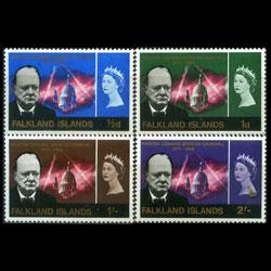 FALKLAND IS. 1966 - Scott# 158-61 Churchill Set of 4 LH