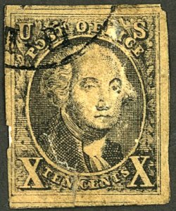 U.S. #2 Forgery USED HINGE REPAIRED TEAR