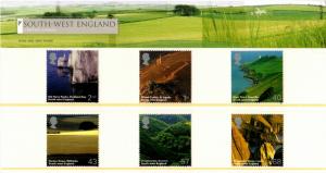PRESENTATION PACK PP338 2005 - SOUTH WEST ENGLAND  (printed no.368)